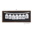 thumbnail image 2 of IH Casa Decor Framed Wood Hanging Beaded Welcome Sign, 2 of 4