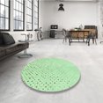 thumbnail image 4 of Ahgly Tapis Rectangulaire Lavable en Machine Vert Menthe, 5 Pieds x 7 Pieds, 4 of 7