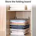 thumbnail image 2 of Lazy Folding Clothes Board Shirt Pants Storage Organizer Wardrobe Clothing Divider Table 10Pcs, 2 of 10