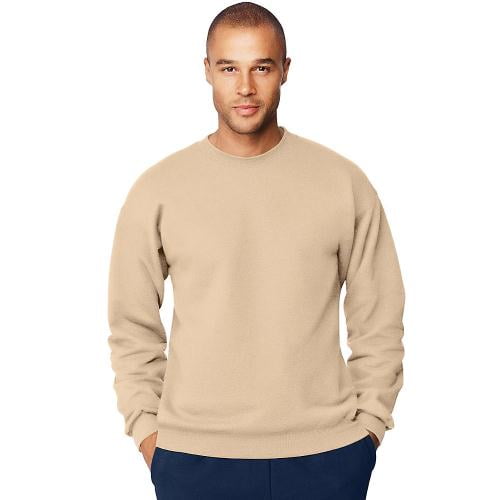 Hanes-Chandail à Col Rond pour Hommes en Coton Ultime et en Molleton Épais-F260