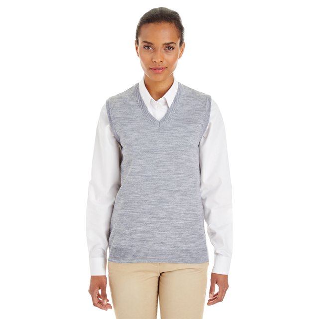 Harriton Gilet Chandail Col en V pour Femmes