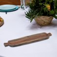 thumbnail image 3 of Acacia Wooden Live Edge Bevelled Serving Board With Handles, 3 of 3