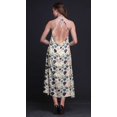 thumbnail image 4 of Bimba Robe de Plage d'Été pour Femmes à Imprimé Floral, Dos Nu, Col Licou – XX-Grand, 4 of 6
