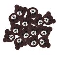 thumbnail image 1 of 50Pack Bear Buttons 2 Holes Flat Wooden Button Crafts Clothing Embellishment, 1 of 8