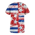 thumbnail image 5 of LSLJS T-Shirt Ample Décontracté pour Femme, Uni, Col Rond, Manches Courtes, Poches, Chandail à Enfiler, Hauts; Sarraus pour Femmes Grande Taille, 5 of 5