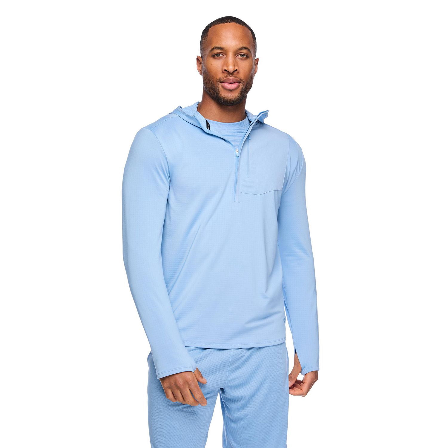 Athletic Works Men's Quarter Zip Hoodie