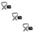 thumbnail image 2 of Maytalsory Sangle Réglable Bandoulière Anti-Rayures et Résistante aux Déchirures Remplacement Sangle de Sac à Main Noir et Blanc 3Ensemble, 2 of 6