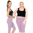 thumbnail image 2 of Stretch Is Comfort Women's Plus Size Knee Length Leggings| Adult X-Large - 7x, 2 of 5