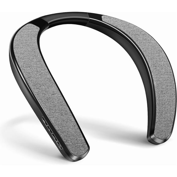 Haut-parleur Bluetooth Tour de Cou, Haut-Parleur Portable Sans Fil avec Micro Intégré et Fente pour Carte TF, Autonomie de 12 H, Son Surround Stéréo 3D, Recharge Rapide