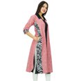 thumbnail image 1 of Bimba Women Printed Rayon Collar Neck Kurti Designer Ladies Kurta Tunic, 1 of 9