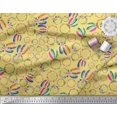 thumbnail image 3 of Soimoi Polyester Crepe Fabric Wreath & Dream Catcher Home Decor Print Fabric by The Yard 52 Inch Wide, 3 of 3