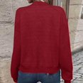 thumbnail image 4 of iHPH7 Vestes Légères pour Femmes Mode d'Automne Veste Texturée Femmes Veste Légère Femmes Veste de Baseball Vestes d'Entraînement pour Femme Vestes pour Femmes Rouge G, 4 of 6