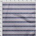 thumbnail image 3 of oneOone Cotton Poplin Fabric Peacock Feather Ikat Printed Craft Fabric BTY 42 Inch Wide, 3 of 4