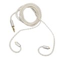 thumbnail image 3 of Silver Plated Copper Headphone Cable, Improves Headphone Resolution Headphone Cable Gold Plating Plug 47.2in Long Soft And Flexible  For W10 For UM PRO20, 3 of 8