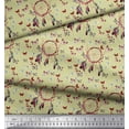 thumbnail image 3 of Soimoi Tissu en Coton Cambric Attrape-Rêves & Butterfly Imprimé 1 Yard 42 Pouces de Large, 3 of 3