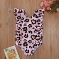 thumbnail image 2 of 1-5 Ans Enfants Filles une Pièce Maillot de Bain Léopard Volants Sans Manches Bikini Tenue de Plage Vêtements, 2 of 2