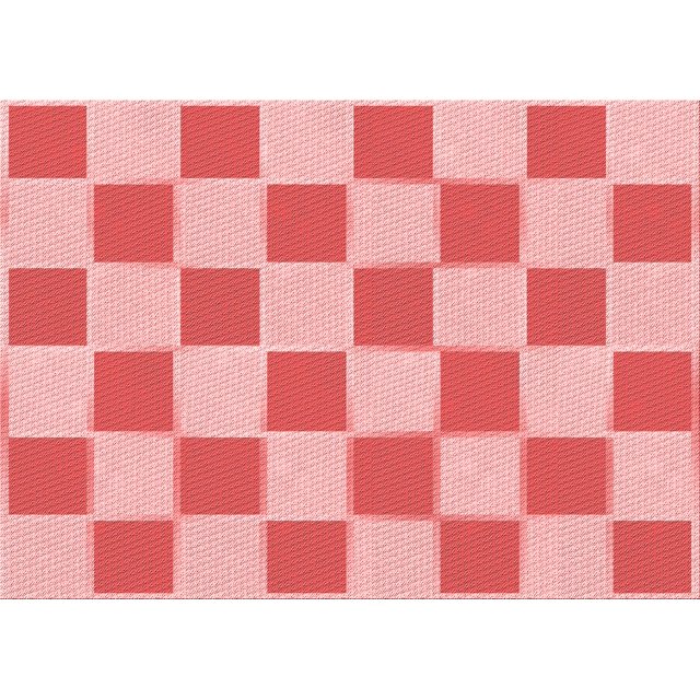 Ahgly Company Machine Washable Indoor Rectangle Transitional Pastel Pink Area Rugs, 4' x 6'