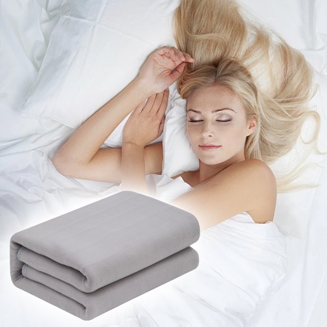 UK Standard Heated Blanket With 9 Temperature Settings & 1 12h Timer Soft Cozy Warmth For Bed & Couch