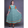 thumbnail image 2 of Bimba Kurti Longue Imprimée pour Femmes Robe Anarkali Indienne Haut Tunique Décontracté, 2 of 5