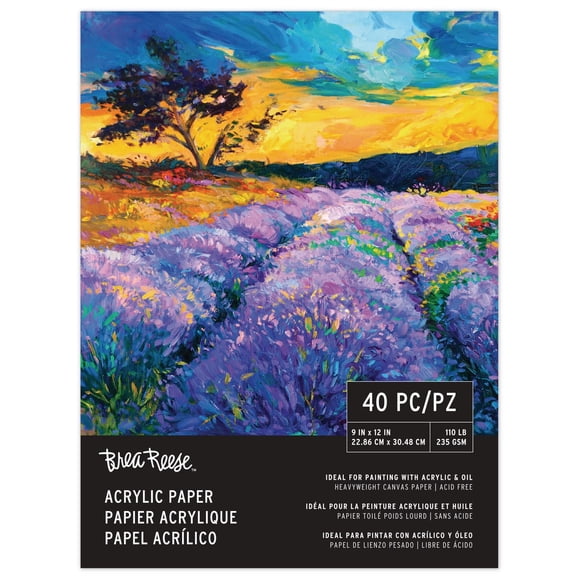 Brea Reese Bloc de papier acrylique cm