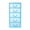 Bleu Ciel 5 Niveaux, variante sur HCBY Organisateur de Mini Tiroirs en Plastique, Tiroirs Colorés Amovibles pour Perles, Bijoux, Pilules, Rangement de Petites Pièces, Étui de Bureau Multicouche pour Articles Divers (Bleu Ciel 5 Niveaux, 5.12"x3.54"x7")