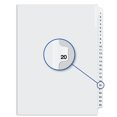 thumbnail image 1 of Quest QW1185-1/25-20 Quest Numerical Litigation Index Divider 13 to 25 #20 - 1 Each, 1 of 1