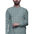 thumbnail image 3 of Atasi Kurta Pyjama de Fête pour Hommes, Col Mandarin, Ensemble Ethnique Imprimé Kurta, 3 of 3