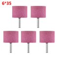 thumbnail image 1 of 5 Pcs Cylindre de Pierre Monté Abrasif Tige 6mm pour Outil Rotatif Roue de Meulage 6X35, 1 of 8