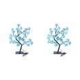thumbnail image 2 of Maytalsory Color Changing Lighted Rose Lamp Remote Control Energy Saving Artificial Bonsai Tree Lights Gift For Any Occasion blue rose black rod 2Set, 2 of 6