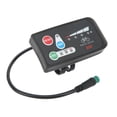 thumbnail image 3 of Compteur d'Affichage pour Vélo Électrique, Panneau de Contrôle d'Affichage LED en Plastique pour Vélo Performance Finement Réglée, 3 of 7