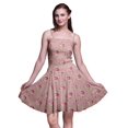 thumbnail image 1 of Bimba Robe Soleil d'Été Sans Manches Mini Fluide à Bretelles pour Femme à Imprimé Floral Robe à Imprimé Floral-Xx-Grand, 1 of 5