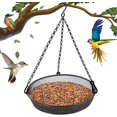 thumbnail image 1 of 1 Pc Hanging Suet Bird Feeder Metal Mesh Platform Outdoors Garden Yard Attracting Decor, 1 of 8