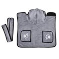 thumbnail image 2 of Pet Drying Towel Dog Blanket Microfibre Dog Bathrobe Puppy Cat Absorbent Quick Drying Towel Super Soft Bath Towel Machine Washable for Small, Medium, Large for Dog Cat, 2 of 9