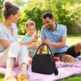 thumbnail image 4 of SDNall Insulated Lunch Bag, Insulated Lunch Box, Small Lunch Bag, Lunch Box Bag Lunch Bag Handbag Waterproof Oilproof Work Family Hand Carry Large Capacity with Lunch Bag, Small Lunch Box, 4 of 6