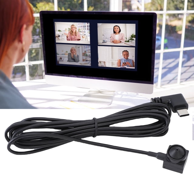 USB Webcam Smart Light Sensing Screen Webcam High Resolution CMOS for Linux OTG Functionality