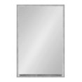 thumbnail image 2 of Kate and Laurel Travis Modern Wood Framed Wall Mirror, 24 x 36, Silver, Transitional Rectangle Mirror for Wall, 2 of 7