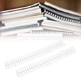 thumbnail image 4 of Binding Spines, Manual Bound 30 Holes Aging Resistant Binding Coils  For Office Transparent, 4 of 8