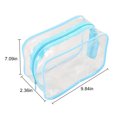 thumbnail image 2 of Clear Toiletry Bag Waterproof Portable Makeup Pouch Cosmetic Bag for Women, 2 of 10