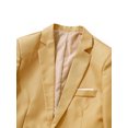 thumbnail image 3 of Jelory Mens 2 Piece Suit Formal Business Slim Fit Suits One Button Solid Blazer Jacket with Trousers Khaki M, 3 of 7