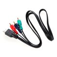 thumbnail image 1 of LOLIPPYY to 3- Convert Cable for Audio Video Component Conversion in Black 1Pack, 1 of 2