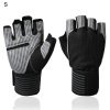 Gants de Protection Poignet Complet Gants de Sport Demi-Doigt Gants de Doigt Gants D\'entraînement Physique Respirants Gants Courts Résistants aux Déchirures Gants de Cyclisme
