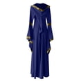 thumbnail image 4 of UPPADA Liquidation Robes de Cocktail Grande Taille Robe Formelle pour Femmes Robe de Soirée Robe Vintage Élégante Robes à Manches Évasées Grande Taille Robe en Maille Dorée, 4 of 6