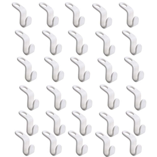 Boovnll Crochets pour Suspendre, Cintre d'Armoire avec Espace de Rangement Crochet Multifonction Crochet en Plastique Cintre d'Armoire, Crochets, Crochet, Organisation et Rangement