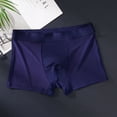 thumbnail image 2 of Ice Silk Thin Style Traceless Boxers Business Breathable Mens Summer Comfortable Boxers, 2 of 3