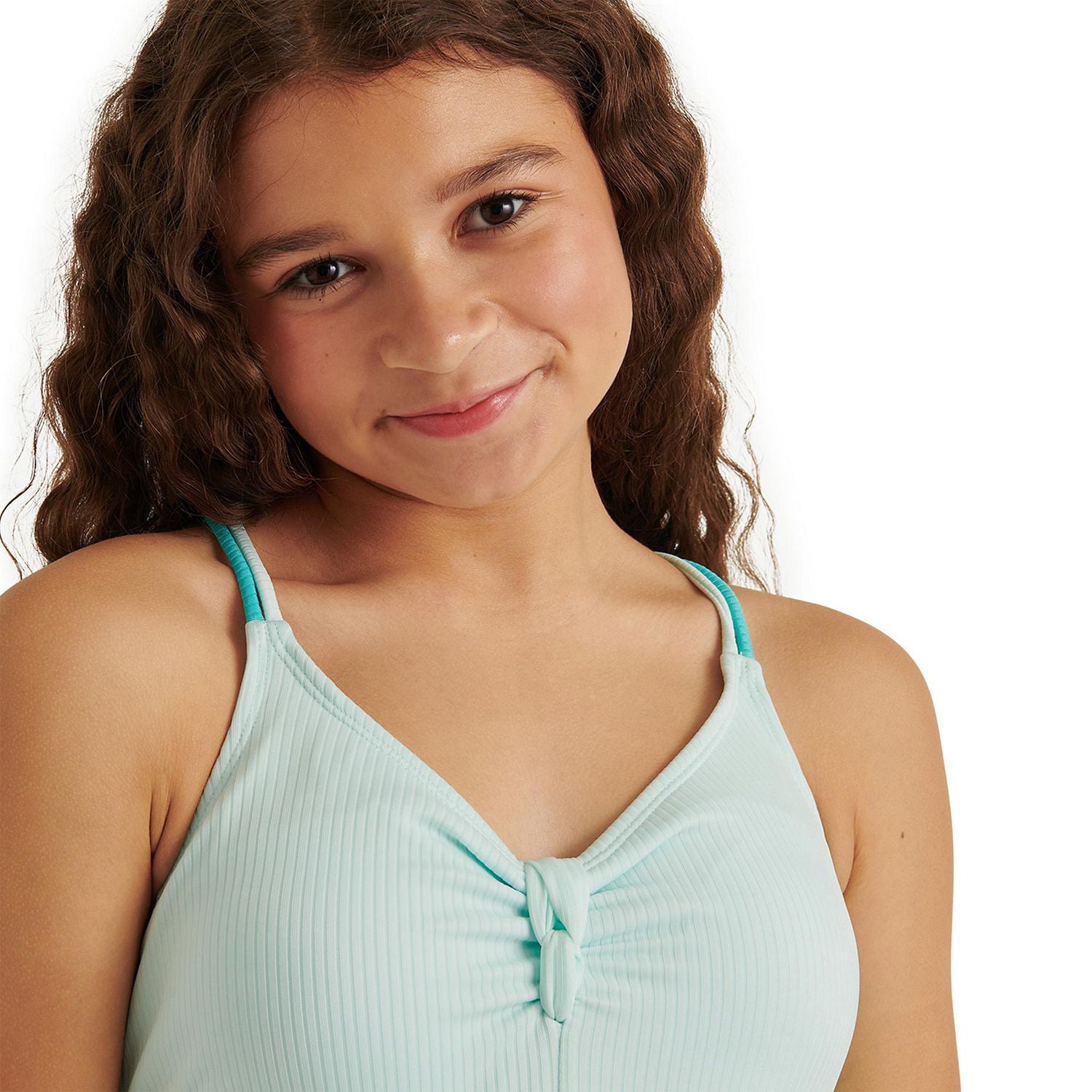 Justice Girls' Colour Blocking One Piece Swimsuit