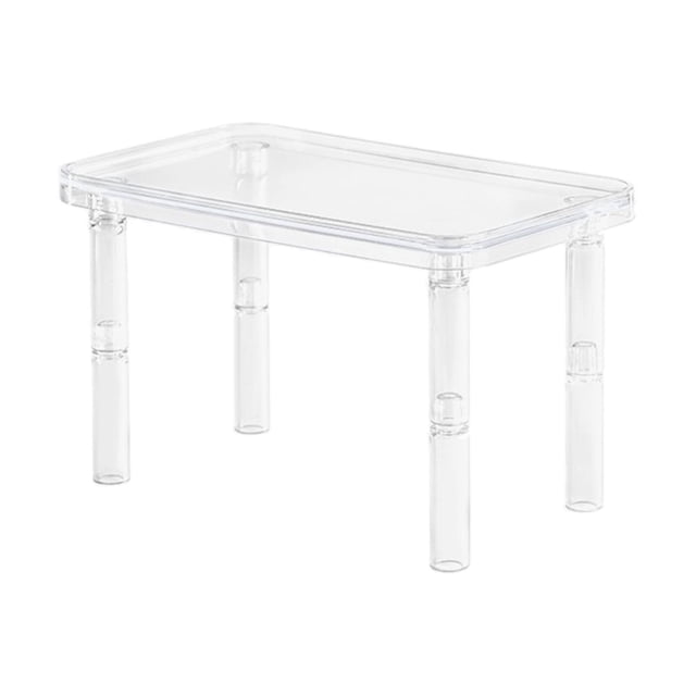 Milaget Hamster Platform with Pillars Pet Cage Playground Small Animals Platform Clear