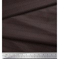 thumbnail image 3 of Soimoi Rayon Crepe Fabric Dot & Oval Small Printed Fabric 1 Yard 46 Inch Wide, 3 of 3