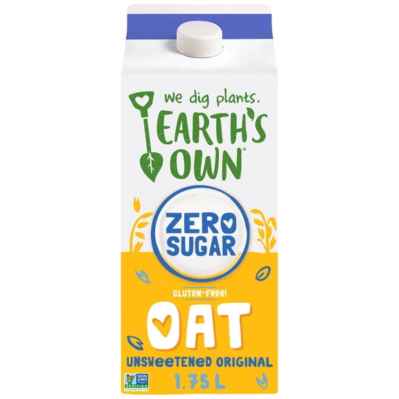 Earth's Own Sans gluten, Boisson à l’avoine Originale Zéro sucre, 1,75 L