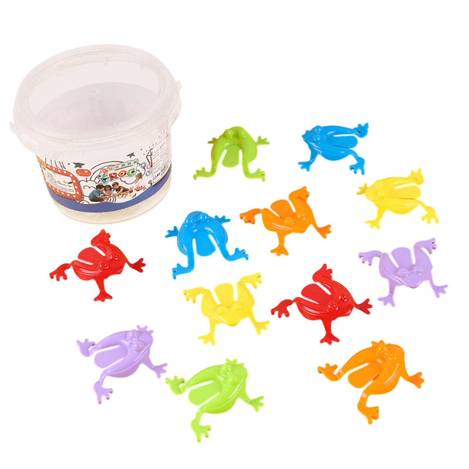 Milaget Assorted Colors Jumping Passover Frogs Funny Bouncing Frog