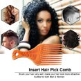 thumbnail image 2 of Hair Comb Insert Afro Hair Pick Comb Hair Fork Comb Hairdressing Styling Tool for Man & Woman, 2 of 4
